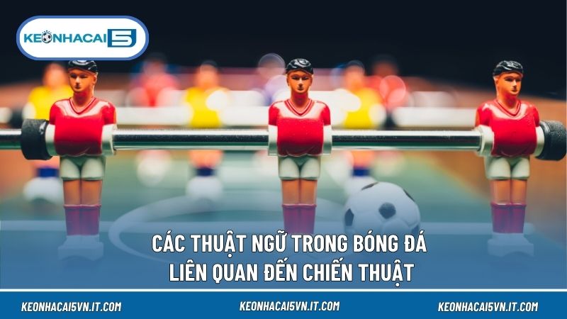 Nhiều chiến thuật bóng đá áp dụng đa dạng thuật ngữ
