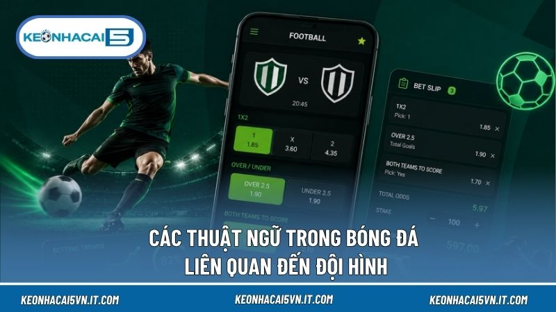 Các thuật ngữ trong bóng đá về đội hình thường liên quan đến các con số